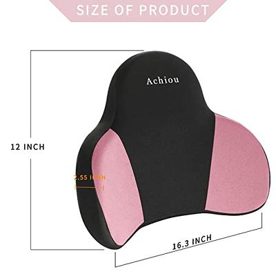 Achiou Lumbar Support Pillow for Office Chair, Back Support Pillow for Car  Computer Gaming Chair, Memory Foam Pad Back Cushion for Back Pain Relief  Boost Your Lower Back Comfort Zone - Yahoo