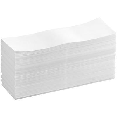 Lavex 8 1/2 x 11 Blank Paper Permanent Label Sheet - 250/Pack