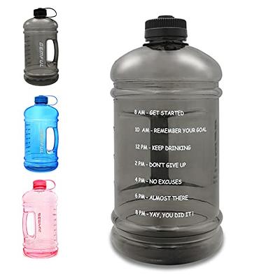 GEMFUL Large Water Bottle Motivational 3L - BPA Free Big Jug for Men Women