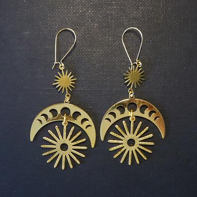 Sun & Moon Earrings for Women - ApolloBox