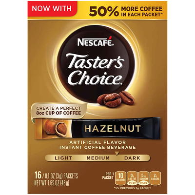 Nescafé Clásico Dark Roast Instant Coffee, 8 Oz Pouch (12 Pouches)