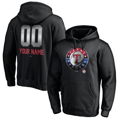 Nike Texas Rangers Black And White Mlb Pullover Hoodie for Men