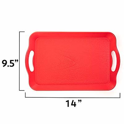 School Breakfast Food Serving Tray Plastic Cafeteria Tray