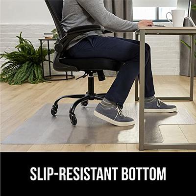 Gorilla Grip Office Chair Mat for Carpet Floor, Slip Resistant Heavy Duty Under Desk Protector Carpeted Floors, No Divot Plastic Rolling Computer Mats