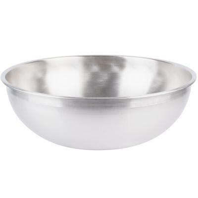 Choice 13 Qt. Stainless Steel Mixing Bowl with Silicone Bottom