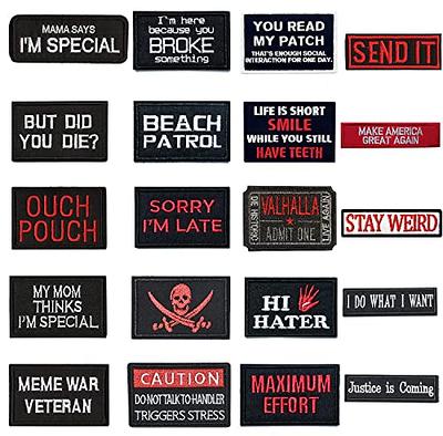 Quality Funny Patches  Funny Morale, Hook and Loop & Military Patches