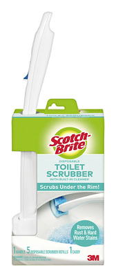 Non-Scratch Tub and Shower Scrubber Scrub Brush (2-Pack)