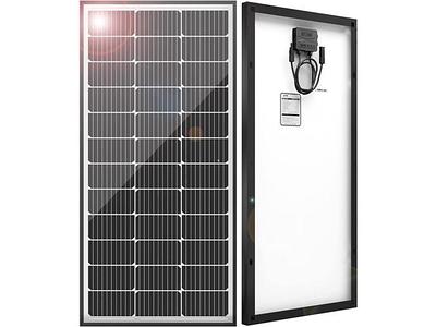  WERCHTAY 100 Watt Solar Panel 12V/24V Monocrystalline,  High-Efficiency Module PV Power Charger Solar Panels for Homes Camping RV  Battery Boat Caravan and Other Off-Grid Applications (100W) : Patio, Lawn 