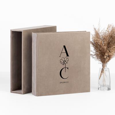  Arcoalbum Slip In Photo Album, Velvet Cover, for 300 4x6  Photos, Handmade Album with Sleeves for 300 10x15 cm Photos : Handmade  Products