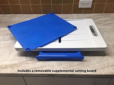 Waterproof Nonslip Cutting Board with Food-Holding Spikes