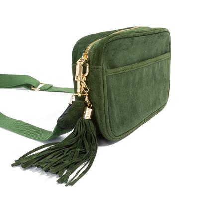 Green Faux Suede Handbag Crossbody Clutch Guitar Strap Bag Tassel Purse  Vegan Fall Winter Accessories Western Boho Gift For Her Women - Yahoo  Shopping
