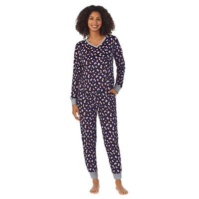 Petite Cuddl Duds® Velour Fleece V-Neck Pajama Top & Banded Bottom Pajama  Pants Sleep Set, Women's, Size: Small Petite, Light Blue - Yahoo Shopping