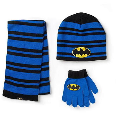 Batman Boy's 3 Piece Knit Hat, Scarf and Glove Set - Yahoo Shopping