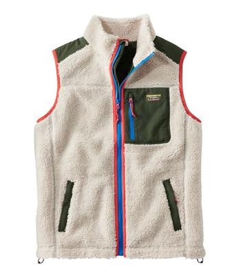 Men's Sherpa Vest Soapstone XXXL, Fleece/Nylon L.L.Bean - Yahoo