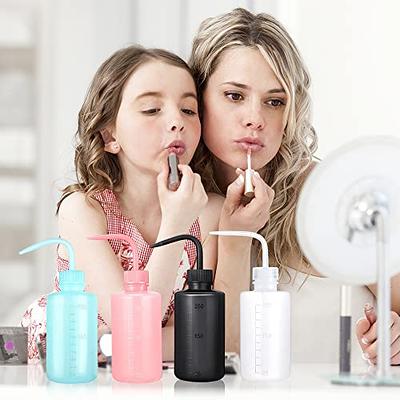 6Pcs lash washing bottle watering rinse bottle squeeze wash