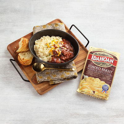 Idahoan Baby Reds with Roasted Garlic & Parm Mashed Potatoes Family Size