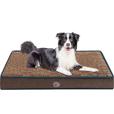 Dog Bed Memory Foam Pet Bed with Removable Washable Cover Size