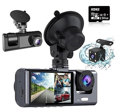 Dash Camera Front And Inside, 3.16inch Dash Cam 1080P, G Sensor HD Night  Vision Loop Recording Wide Angle Car DVR