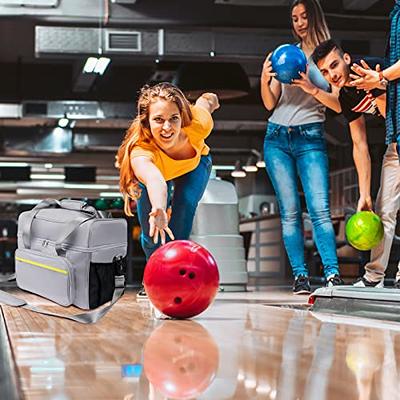 LRTJ Bowling Bags 2 Balls and Shoes-Bag for Bowling ball-Bowling bag with  Wooden Ball