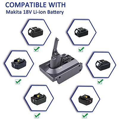 TPDL for Dyson V7 & V8 Battery Adapter for Makita 18V Battery Convert to  Vacuum Cleaner Motorhead, Animal, Trigger, HEPA, Car+Boat, Absolute - Yahoo  Shopping