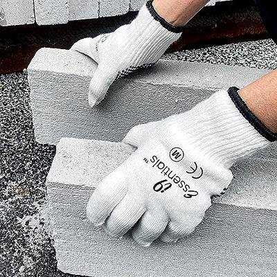 OKIAAS Work Gloves for Menultra Thin and Lightweight Working Gloves with Grip 12 Pairs Bulk Pack Construction Gloves with Polyurethane Coating Safety