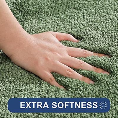 Extra Thick Bath Rugs for Bathroom - Anti-Slip Bath Mats Soft Plush Yarn  Shaggy