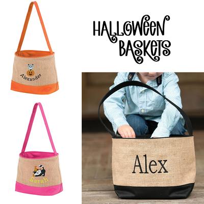 Happy Halloween Personalized Canvas Tote Bag, Trick Or Treat Bags, Custom -  Yahoo Shopping