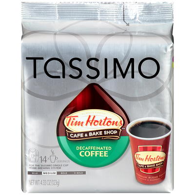 Tim Hortons Café Tassimo mélange originale Paq. de 14 T-Discs, 123