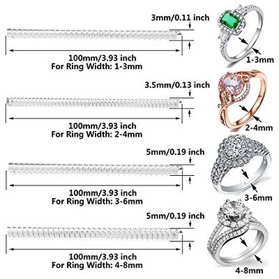 Eiito Ring Size Adjuster For Loose Rings (4 Sizes), Ring Resizer