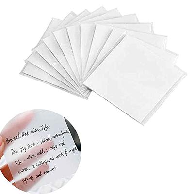 Sheets Transparent Sticky Notes,Clear Sticky Notes for Annotating