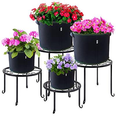  VIVOSUN 5-Pack 5 Gallon Grow Bags Heavy Duty 300G Thickened  Nonwoven Plant Fabric Pots with Handles : Patio, Lawn & Garden