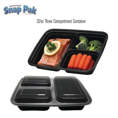 Bentgo Meal Prep 2-Compartment Snack Container Set, Reusable, Durable,  Microwaveable - Sky - 20pc