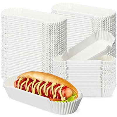 Disposable Aluminum Foil Two Compartment Hot Dog Tray #215 