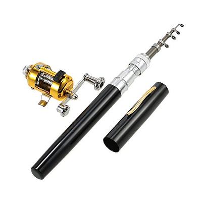 Jatzed Fishing Rod Reel Combo Set Premium Mini Pocket Collapsible Fishing  Pole Kit Telescopic Fishing Rod + Spinning Reel Combo Kit - Yahoo Shopping