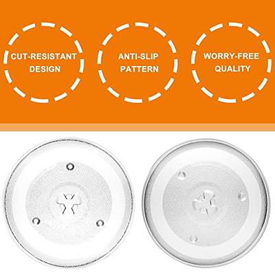 10.5'' Replacement Microwave Glass Plate Compatible with Hamilton Beach -  10 1/2 (27cm) Microwave Plate Turntable Tray, Heating Food Accessories