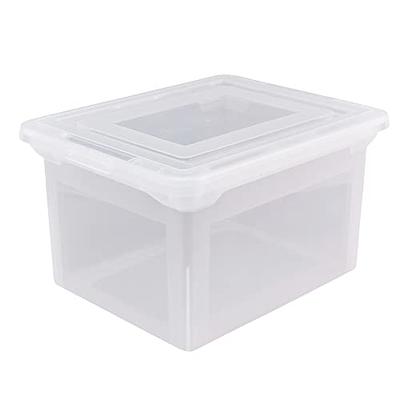 Office Depot Brand Attached Lid Storage Tote 15 H x 20 W x 28 D