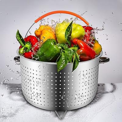 Steamer Basket for Pot, Veggie Steamer Basket, Food Strainer Stainless Steel  Vegetable Fruit Strainer, Kitchen Tools and Gadgets for Instpot Pressure  Cooker Youngwier - Yahoo Shopping