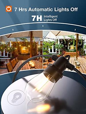 Addlon Solar String Lights Waterproof Patio LED String Lights Outdoor