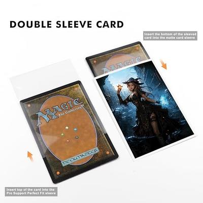 400 Pcs Ultra Clear Perfect Fit Sleeves for Magic The Gathering