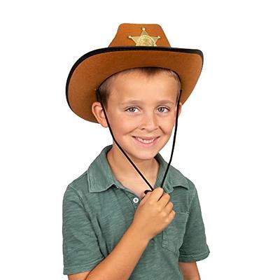 Funny Party Hats Sheriff Costume - Cowboy Hat with Cowboy Accessories -  Western Sheriff Set - Yahoo Shopping