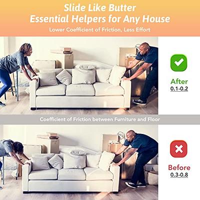 4Pcs Round Furniture Sliders EVA For Carpet Heavy Duty Furniture Slider  Movers Gliders Furniture Accessories 3.5inch