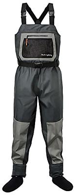 Dark Lightning Breathable Insulated Chest Waders, Perfect for 4