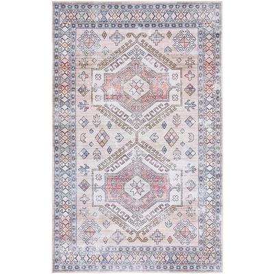 nuLOOM Loni Solid Machine Washable Shag Area Rug - Pink - 6 ft. Round