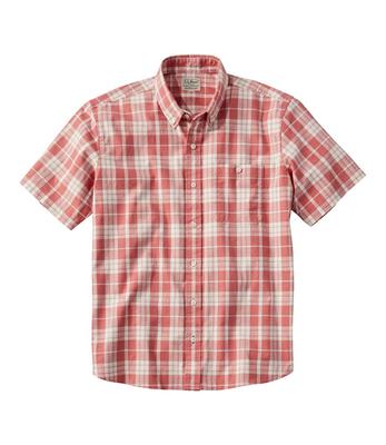 Men's BeanFlex Twill Shirt, Slightly Fitted Untucked Fit, Long