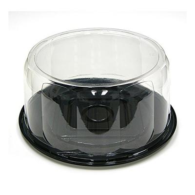 53/485 16 oz. Rectangular Plastic Spice Container and Black Induction-Lined  Dual Flapper Lid with 3 Holes