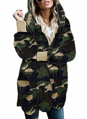 Dokotoo Womens Loose Plus Size Loose Fit Cozy Warm Ladies Fleece