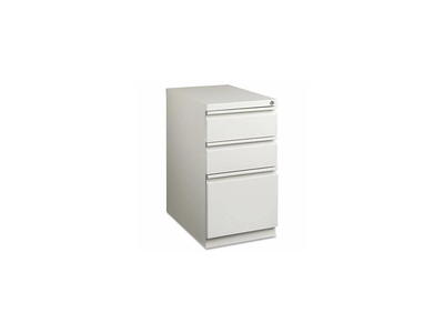 Bisley 15 D Vertical 5 Drawer File Cabinet White - Office Depot