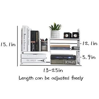 YGYQZ Desktop Bookshelf, Desk Shelf Organizer Cute Small Mini Shelves for  Office