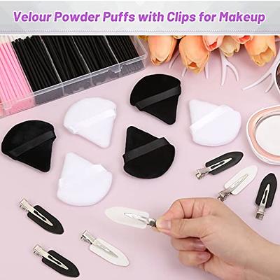  AMMON 12PCS Powder Puff, Triangle Soft Makeup Powder Puff,  Face Makeup Sponge Puff Velour Makeup Puff Pure Cotton Powder Puff For  Loose Mineral Powder Cosmetic Body Contouring Tools