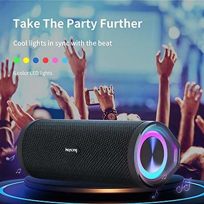  HEYSONG Shower Bluetooth Speaker, IP67 Waterproof